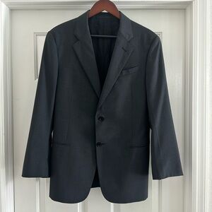 Armani Collezioni Black Suit Jacket - Black